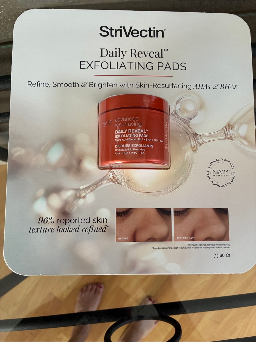 StriVectin Daily Reveal Exfoliating Pads - Red Jar